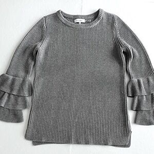 Calvin Klein Grey Ribbed Sweater